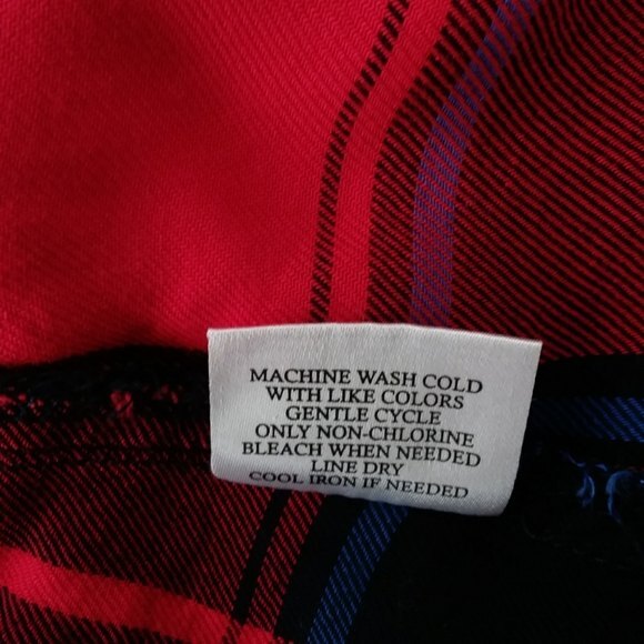 Como Vintage | Red Plaid Contrast Print Top - Picture 8 of 9